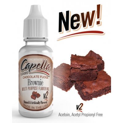 Ароматизатор Capella Шоколадний Брауні з помадкою v2 (Chocolate Fudge Brownie v2)