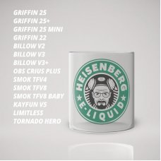 Скло для Атомайзери (бака) з малюнком Гейзенберга