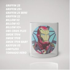 Скло для Атомайзери (бака) з малюнком Redman