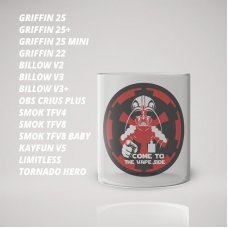 Скло для Атомайзери (бака) з малюнком Vape Side