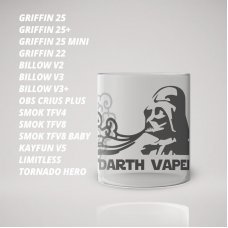 Скло для Атомайзери (бака) з малюнком Darth Vaper