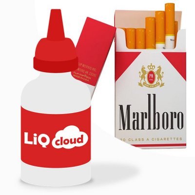 Економ рідина LiQcloud Marlboro